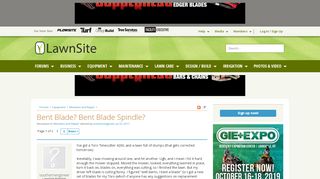 
                            6. Bent Blade? Bent Blade Spindle? | LawnSite