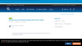 
                            4. Benutzername auf Alice(O2) Homepage (früher Alice Lounge ...