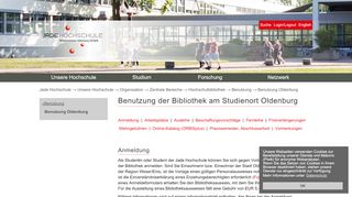 
                            2. Benutzung Oldenburg- Jade Hochschule
