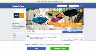 
                            4. Bergische Volkshochschule Solingen-Wuppertal - Facebook