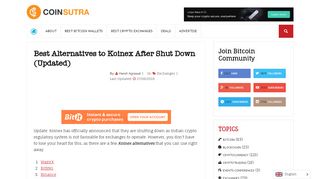 
                            7. Best Alternatives to Koinex After Shut Down …