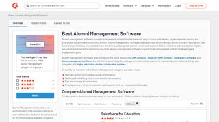 
                            2. Best Alumni Management Software in 2019 | G2