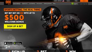 
                            5. Best betting lines at 888 Sport New Jersey | Get $10 Free!