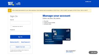 
                            4. Best Buy Credit Card: Log In or Apply - Citibank