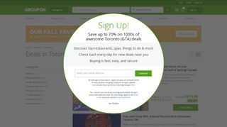 
                            2. Best Deals & Coupons in Toronto, ON - groupon.com