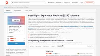 
                            3. Best Digital Experience Platforms (DXP) Software in 2019 | G2