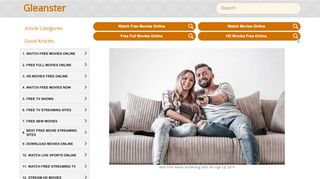 
                            4. Best Free Movie Streaming Sites No Sign Up 2019 - Gleanster