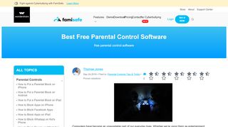
                            8. Best Free Parental Control Software - famisafe.wondershare.com