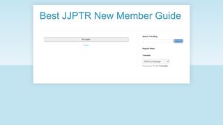 
                            8. Best JJPTR New Member Guide