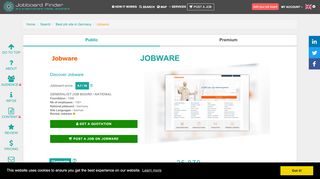 
                            5. Best job board in Germany | Jobware | Jobboard Finder