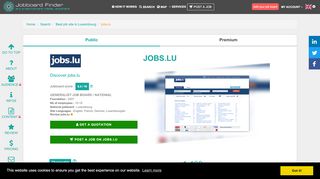 
                            7. Best job board in Luxembourg | jobs.lu | Jobboard Finder