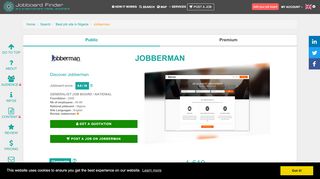 
                            9. Best job board in Nigeria | Jobberman | Jobboard Finder