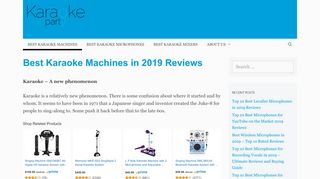 
                            9. Best Karaoke Machines in 2019 Reviews & Ultimate Buyer's Guide