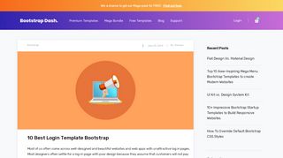 
                            2. Best Login Template Bootstrap - BootstrapDash