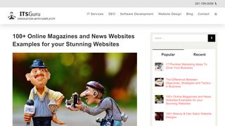 
                            8. Best Magazine & News Website Designs for Inspiration - ITsGuru