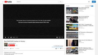 
                            9. Best NASCAR Crashes In History - YouTube