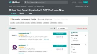 
                            7. Best Onboarding Integrations for ADP Workforce Now | GetApp®