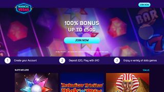 
                            3. Best Online Casino - Mobile Casino - Magical Vegas