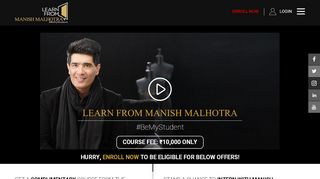 
                            9. Best Online Fashion Designing Course, Learn From MANISH ...