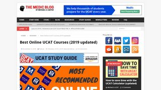 
                            1. Best Online UCAT courses (2019 updated) - THE MEDIC BLOG