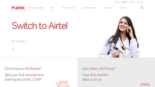 
                            2. Best Postpaid 4G Plans, Airtel Hotspot, 4G Prepaid - Airtel 4G