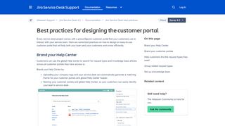 
                            5. Best practices for designing the customer portal - Atlassian ...