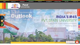 
                            7. Best Private University in Western India - Parul University