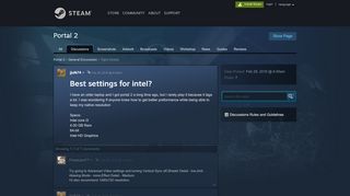 
                            4. Best settings for intel? :: Portal 2 General Discussions