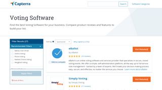 
                            6. Best Voting Software | 2019 Reviews of the Most Popular Systems