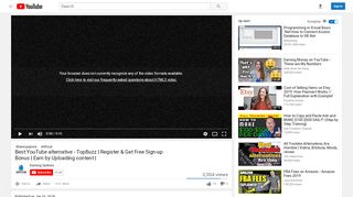 
                            8. Best YouTube alternative - TopBuzz | Register & …