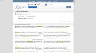 
                            9. Bestellsystem - English translation – Linguee