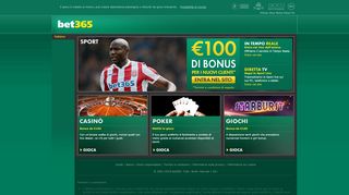 
                            6. bet365 - Scommesse Sportive, Quote su Serie A, Champions League ...