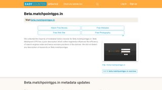 
                            7. Beta Matchpoint GPS (Beta.matchpointgps.in) - Matchpoint GPS