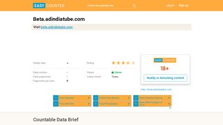 
                            6. Beta.adindiatube.com: ADIndiaTube - Easy Counter