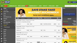 
                            11. Betika | Best Online Sports Betting in Kenya