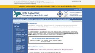 
                            4. Betsi Cadwaladr University Health Board | E-Rostering ...