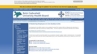 
                            10. Betsi Cadwaladr University Health Board | E ... - …