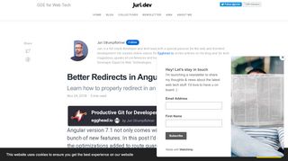 
                            6. Better Redirects in Angular Route Guards | juri.dev - Juri Strumpflohner