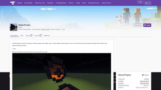 
                            3. BetterPortals - Mods - Minecraft - CurseForge