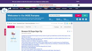 
                            7. Beware Of Zopa Sign Up - MoneySavingExpert.com Forums