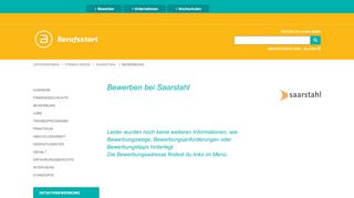 
                            3. Bewerben bei Saarstahl | Berufsstart.de