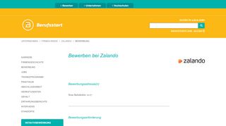 
                            7. Bewerben bei Zalando | Berufsstart.de