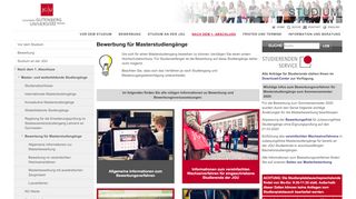 
                            1. Bewerbung für Master- und ... - studium.uni-mainz.de