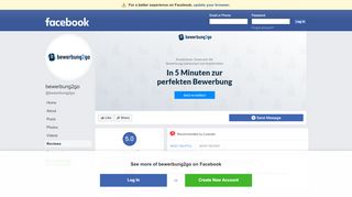 
                            5. bewerbung2go - Reviews | Facebook