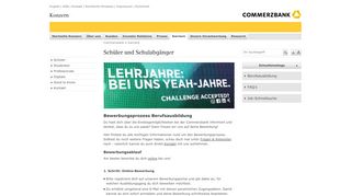 
                            2. Bewerbungsprozess Berufsausbildung - Commerzbank AG