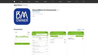 
                            8. ‎BeyondMenu for Restaurants on the App Store