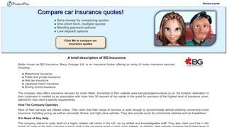 
                            4. BG Car Insurance - Information and Contact Details