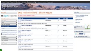 
                            9. BGS rock collections - Search results - British Geological Survey