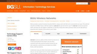
                            7. BGSU Wireless Networks