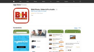 
                            5. ‎B&H Photo, Video & Pro Audio on the App Store